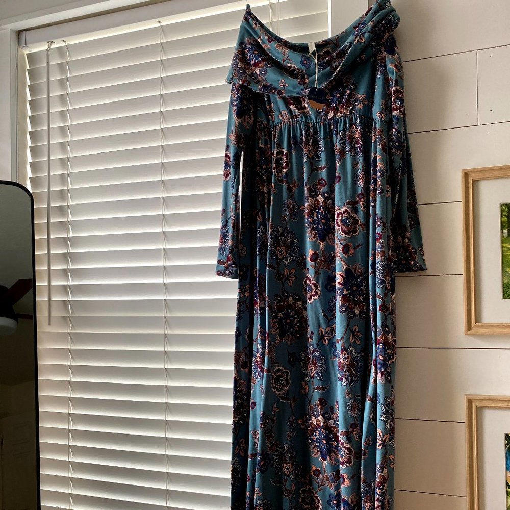 PinkBlush Maternity Long Sleeve Dress